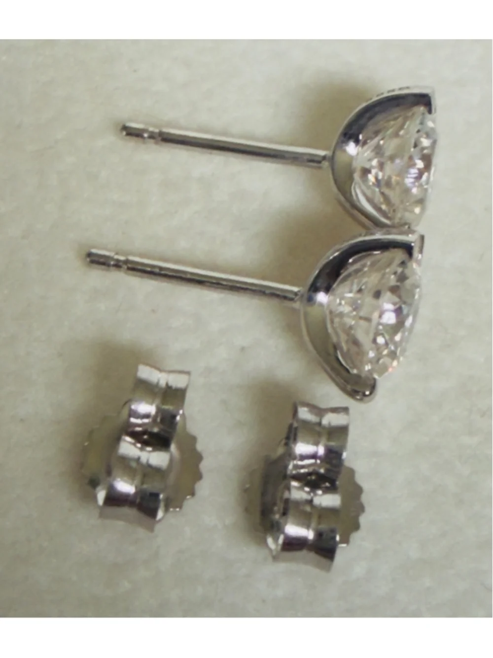 Pandora Nova 14k White Gold Lab-grown Diamond Earrings 1.00ct
